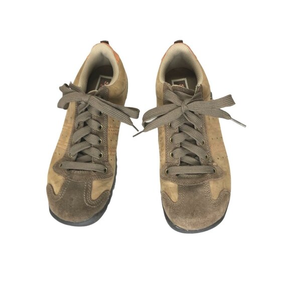 Skechers Signalize Womens 7.5 46047 Sneaker Brown Leather Suede Lace Up 46047 - Picture 3 of 12